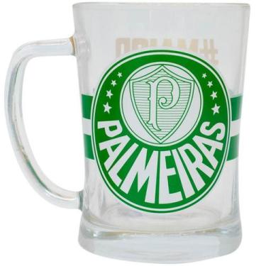 Imagem de Caneca De Vidro Gigante 660ml - Palmeiras - Mileno