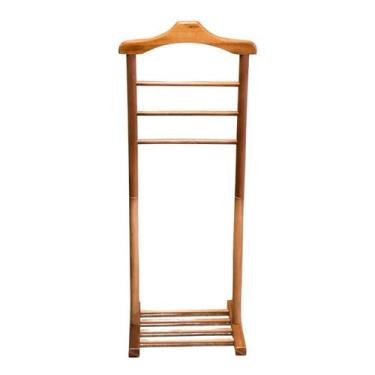 Imagem de Cabideiro Valet Porta Terno de Chão de Madeira Envernizada ROLL - Piza