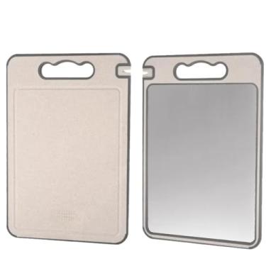 Imagem de Tábua de Corte Dupla Face Premium de Titânio Grau Alimentício para Cozinha e Jantar