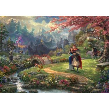 Imagem de Schmidt Jogos 59672 Thomas Kinkade, Disney, Mulan, quebra-cabeça de 1000 peças