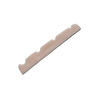 Imagem de Nut Baixo 4 Cordas 38Mm X 3.1Mm Estreito Flat Plástico Bege - Ronsani