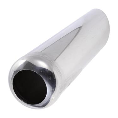 Imagem de Motoforti Ponta de escape de 5,6 cm ID Inlet Turn Down T304 Aço Inoxidável Polimento de Superfície Mandril Curva Tubo de Cotovelo 40.6 cm Comprimento Total Adequado para Tubos de Escape OD de 8,9 cm
