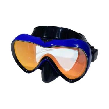 Imagem de Máscara De Mergulho Profissional À Prova d'Água Com Óculos De Silicone