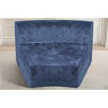 Imagem de Homguava Sofá secional modular, sofá de espuma de memória, cadeira de sofá individual com assento profundo, sofás estofados modernos para sala de estar, apartamento, escritório, sem necessidade de