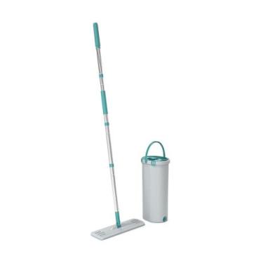 Imagem de Mop Flash Limp Lava e Seca Fit MOP6088 Cinza e Verde - FLASHLIMP
