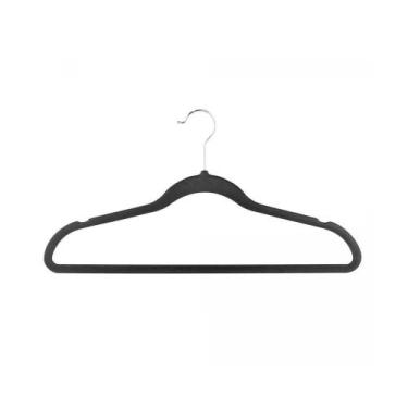 Imagem de Kit 5 Cabides De Veludo Antideslizantes Ultrafinos Adulto Lyor 41,5 Cm