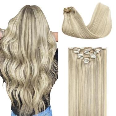 Imagem de Extensões de cabelo GOO GOO Real Human Hair 18 polegadas 120 g 7 unida