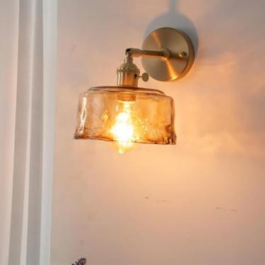 Imagem de Lâmpada De Parede De Latão Nórdico, Lâmpada De Parede Personalizada Criativa Retrô, Adequada Para Sala De Estar Corredor Bar Café Restaurante Iluminação Decorativa (Estilo 39)
