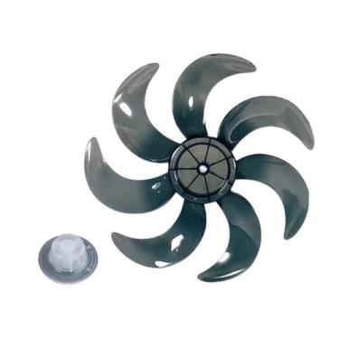Imagem de predolo Substituição de folhas de ventilador fornece ampla cobertura. Peça doméstica profissional substitui diretamente o encaixe. Design de 7 folhas, 12inch