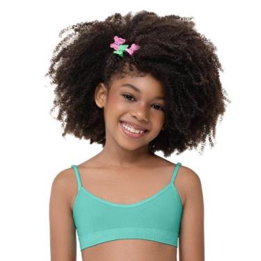 Imagem de Top Infantil sem Costura Verde Turquesa Zee Rucci, G