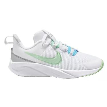 Imagem de Nike Tênis infantil unissex, Branco/Vapor/Vapor Verde-fóton Poeira, 14