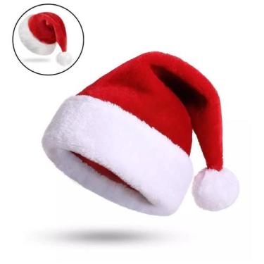 Imagem de Gorro De Papai Noel Mamãe Touca LuxoVermelho Natal - Wincy Natal, Verm