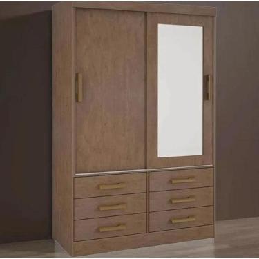 Imagem de Guarda Roupa Meridian 2 Portas Castanho - D Doro Móveis