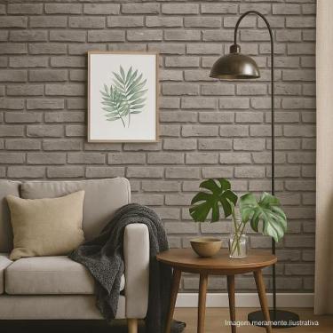 Imagem de Papel de Parede Lavavél Vinil Adesivo Decor Tijolo 1,00X0,61 - Alltak,