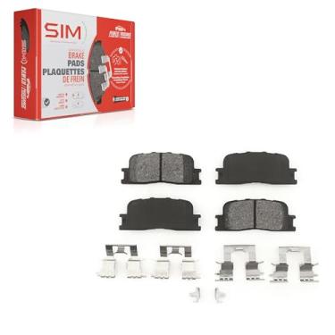 Imagem de Pastilhas de freio a disco traseiro SIM-885 para Toyota Camry Lexus Highlander ES330 ES300