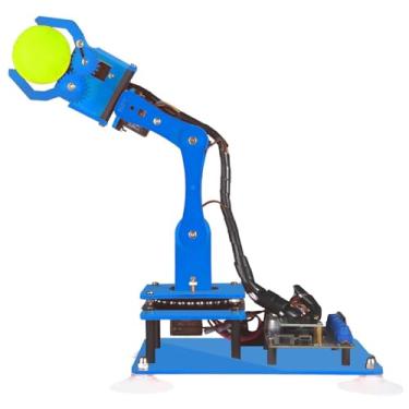 Imagem de Adeept Kit de braço de robô 5-DOF 5 eixos compatível com Arduino IDE Programável DIY Coding STEM Robotis com código de processamento de tela OLED e tutoriais em PDF para adultos a partir de 16 anos