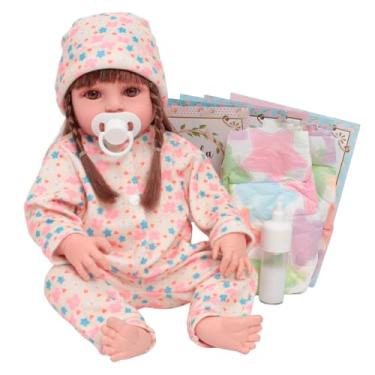 Imagem de Bebe Reborn Boneca Realista Corpo Silicone Com Acessórios