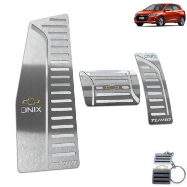 Imagem de Descanso de Pé + Pedaleira Automático Onix Turbo 2020 Prata