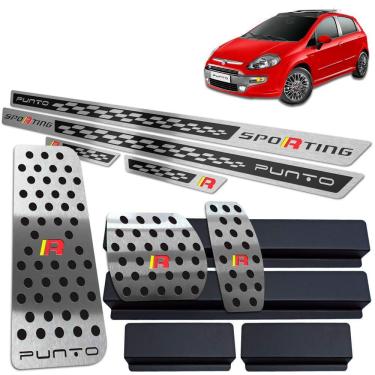 Imagem de Descanso Pedaleira Auto Soleira Punto Sporting 2013 17 Preto