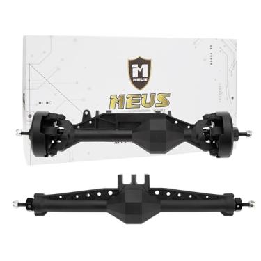 Imagem de MEUS RACING Eixos rígidos ISO de nylon 1/10 com contrapeso do eixo dianteiro para Axial Capra II SCX10 II e outros rastreadores DIY 1/10 RC (distância da roda AR44/AR45 194 mm)