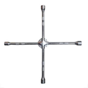 Imagem de Chave Roda Cruz Profissional Carro Aro 13 14 15 16 17 18 20 - STEELS