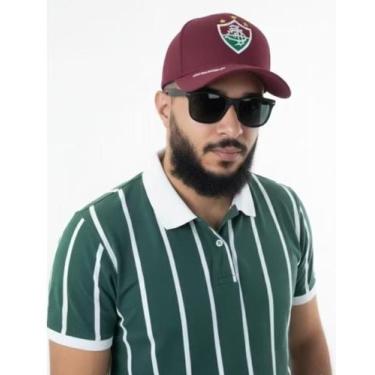 Imagem de Boné Grená Fluminense Ajuste Confortável