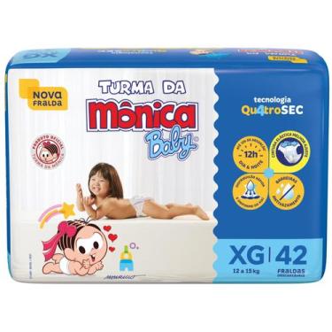 Imagem de Fralda turma da monica mega XG C/42 tiras