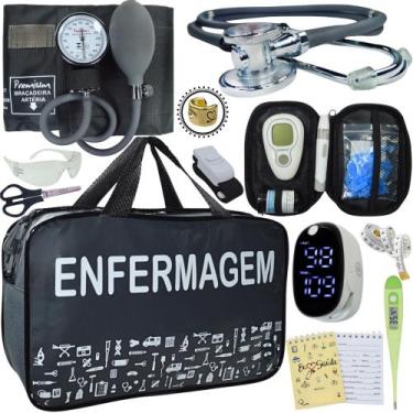 Imagem de Kit Enfermagem Premium Basico - Love Saude, GRAFITE ENFERMAGEM PREMIUM