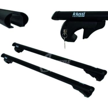 Imagem de Rack Teto Travessa Aluminio 75kg Kiussi Belluno C/ Chave PTO