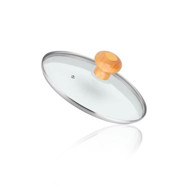 Imagem de Tampa Redonda de Vidro Temperado de 29 Cm Para Chapa Disco de Arado Mk