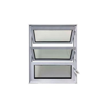 Imagem de Vitro Basculante de Alumínio Branco 60x80 Linha 25