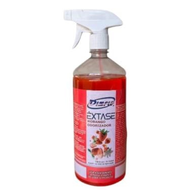 Imagem de Aromatizante para Ambientes, Automoveis, Caminhões, Guarda Roupas, Frasco com 1 Litro, Longa Duração, Odorizante (Morango)