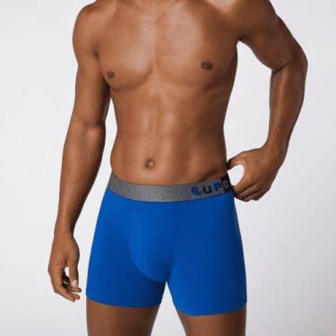 Imagem de Cueca Lupo Boxer Algodão com Elastano 784-066, Royal, GG