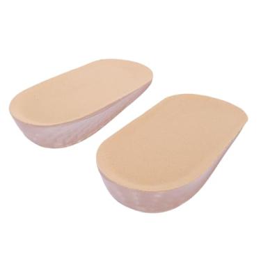Imagem de Ymiko 2 PCS Palmilhas de Reforço de Altura para Homens e Mulheres Inserções de Sapato de Silicone Com Absorção de Choque Confortáveis, Palmilha de Elevador Invisível para Tênis de Sapatos Sociais (2,5cm)