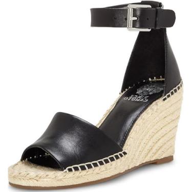Imagem de Vince Camuto Sandália feminina Leera Espadrille Wedge, Preto, 34