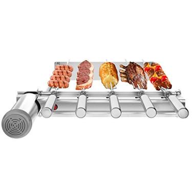 Imagem de Churrasqueira Grill BAIXO Inox SEVEFORT 5 Espetos Giratórios