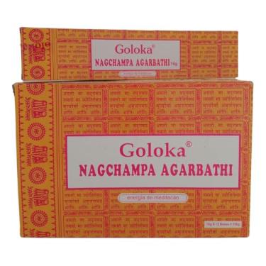 Imagem de Incenso Goloka Nag Champa Agarbathi Cx.24un.15g