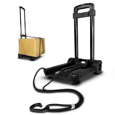 Imagem de Carrinho de Compras Dobrável Portátil Multiuso Carga 40 kg