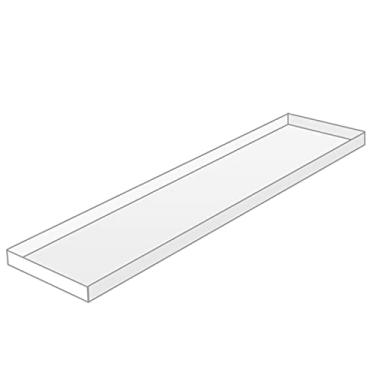 Imagem de Bandejas de banheira para banheira, suporte de bandeja de banheira de acrílico, prateleira de banheira racks de armazenamento, placa de spa, mesa de banheira de banheiro, 82 cm C x 19 cm L L x 3 A