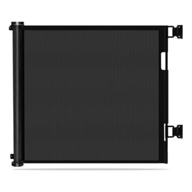 Imagem de Portão Tela Segurança Bebês Pets Cercadinho Grade Retrátil - 1,8m Preto