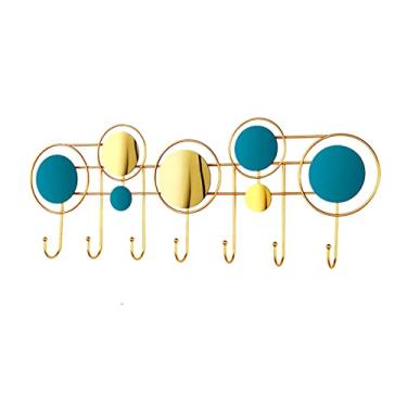 Imagem de Cabides para cabide de entrada, cabide organizador, cabide para roupas, cabides para casacos, sala de estar, canto nórdico, móveis, ganchos de parede, chapéu, suporte de guarda-chuva (cor: