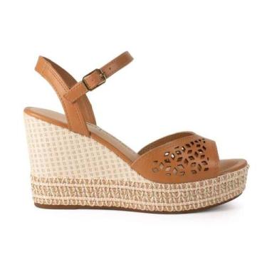 Imagem de Sandália Dakota Anabela - Feminina - Marrom, 35