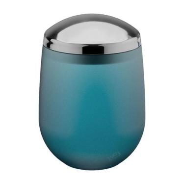 Imagem de Porta Algodão Cotonete Com Tampa Organizador Para Banheiro Bancada Lav