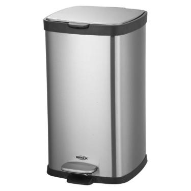 Imagem de Lixeira com Pedal E Balde Frame 20L Inox Brinox