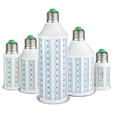 Imagem de Lâmpada LED Milho YSJX 12W E27 5730SMD, Luz Branco Quente, Econômica para Casa, Escritório e Corredor - Iluminação Durável