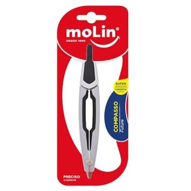 Imagem de Compasso Escolar Future Black and Silver, Blister com 1 Unidade