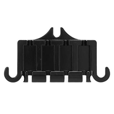 Imagem de RiToEasysports Ponte de Baixo Elétrico Durável, Peças de Reposição de Guitarra de Metal de 4 Cordas Com Parafusos para Configuração de Tom Aprimorada (Preto)