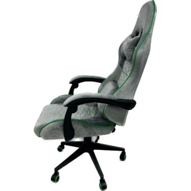 Imagem de Cadeira Gamer Giratória - Cinza