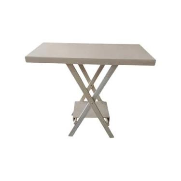 Imagem de Mesa Cavalete Decorada em MDF – Mesa Decorativa e Versátil para Festas, Eventos e Ambientes Modernos (Mdf Cru)