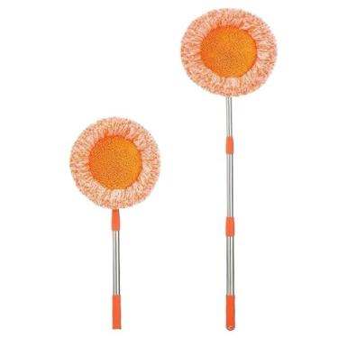 Imagem de Mops Secos e Molhados Esfregão Giratório Automático Para Limpeza De Piso Escova De Limpeza De Poeira Multiuso(2)